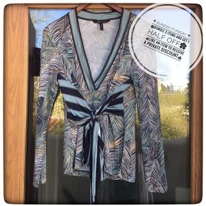 BCBGMaxaZria light blue long sleeve shirt -SM